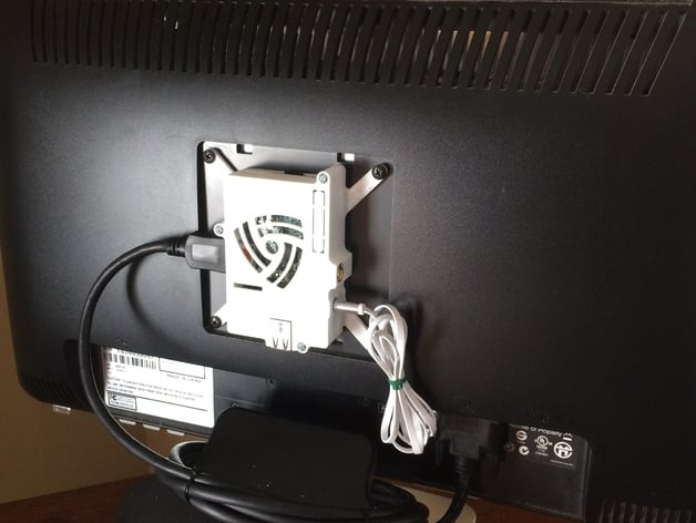 Raspberry Pi case with 100mm VESA mount