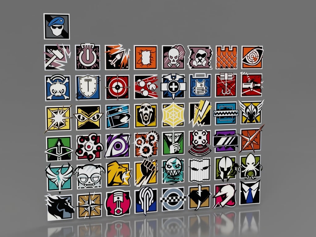 Rainbow Six Siege Icons - All of Them...