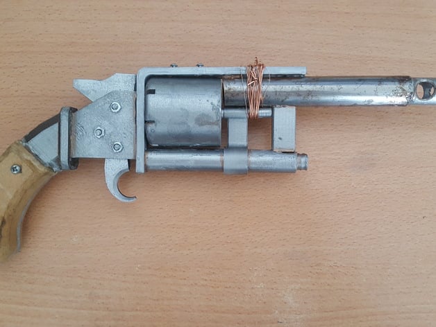 Pipe blaster - trigger and hammer double action gun