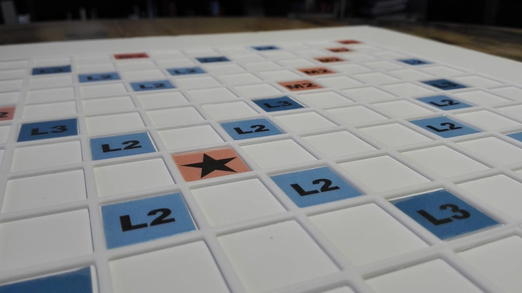 Grid for Scrabble Board