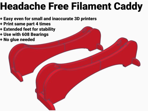Universal Headache-Free Filament Caddy Version 3