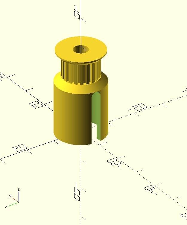 Vacuum Variable Capacitor to GT2 Pulley