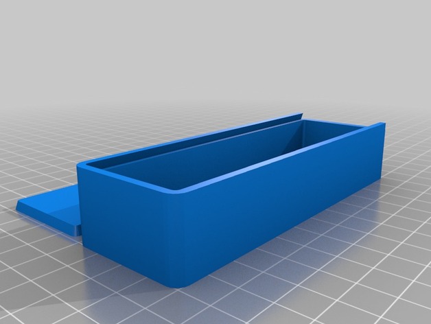 Pencil Box with Sliding Lid