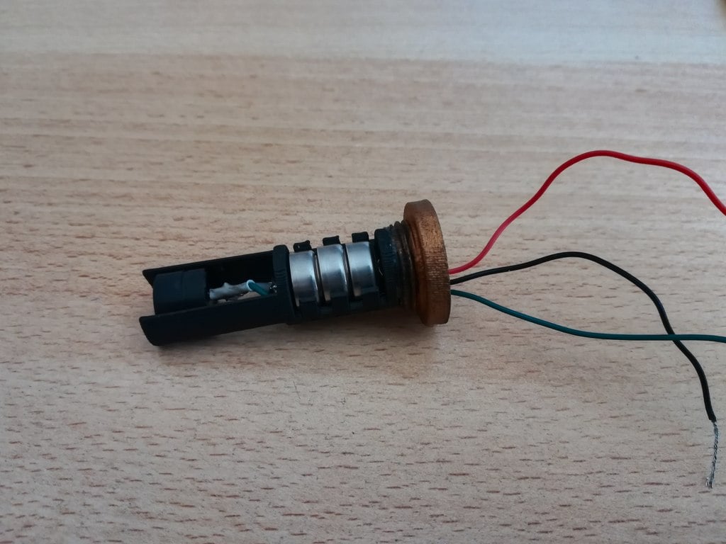 Battery and Speaker Holder for 12th Doctor's Sonic Screwdriver