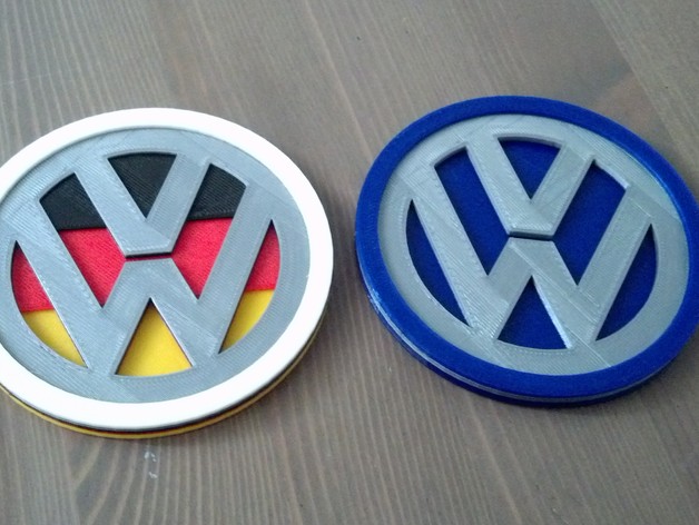 VW Badge Coasters