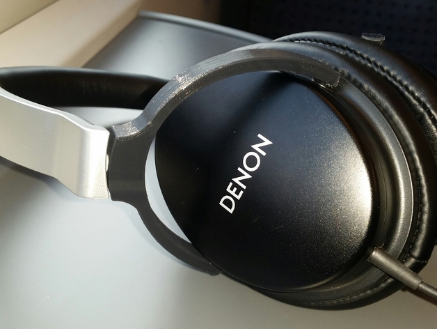 Denon AH-D1100 Headphones - Earcup brackets with screw-less locking mechanism