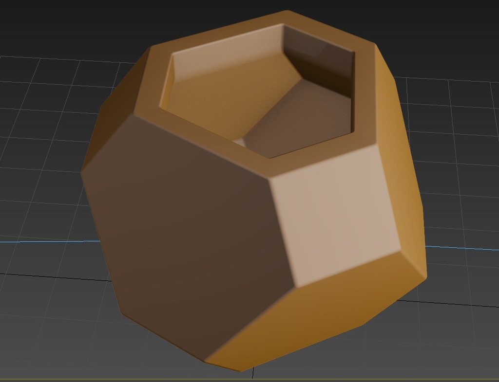 Hexagon vase