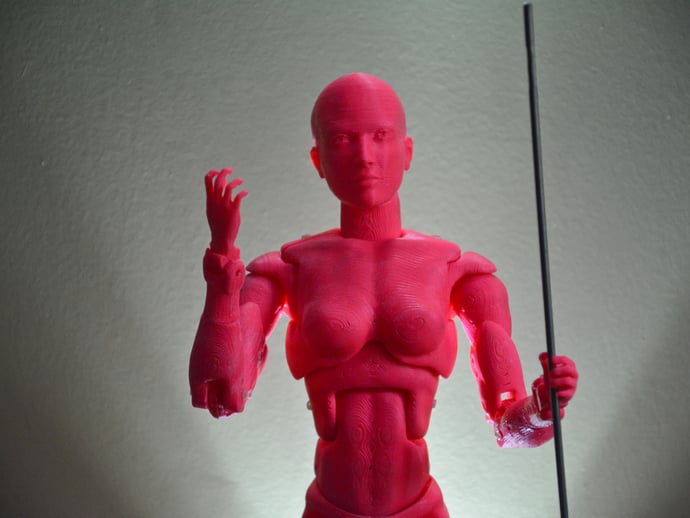 Female Action Figure 38 Points of Articulation