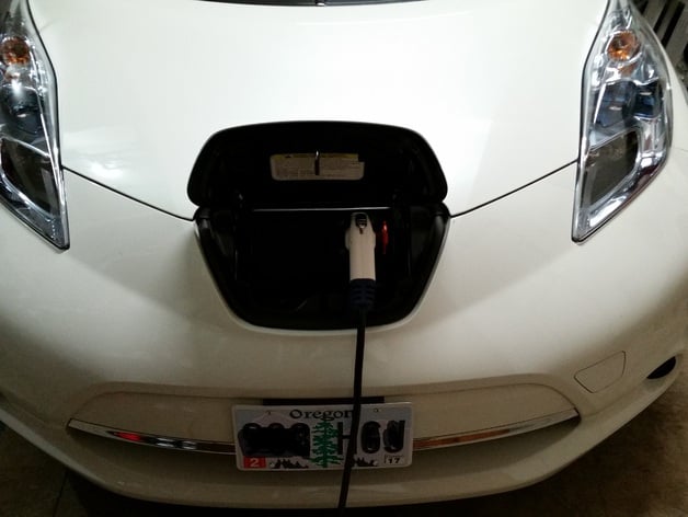 Nissan Leaf Front License Plate Holder