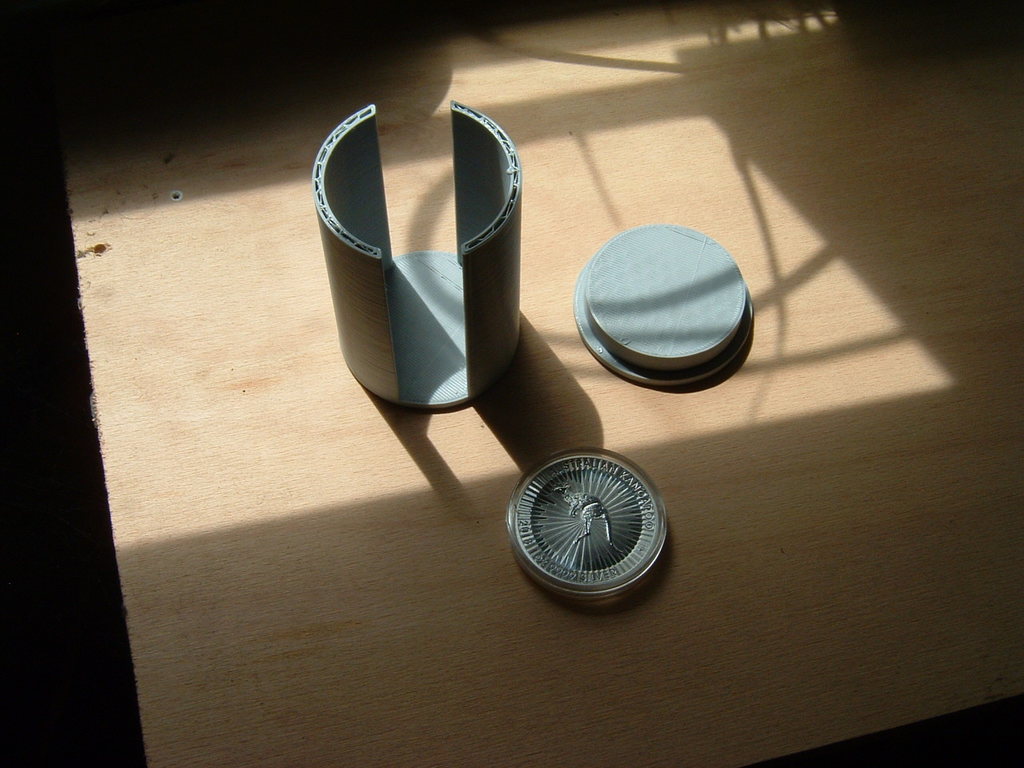 Coin Holder for 10 1-ounce Silver Coins
