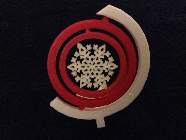 Snow Flake Spinny Thing