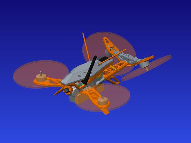 Horus Kestrel V-tail Quadcopter overhaul