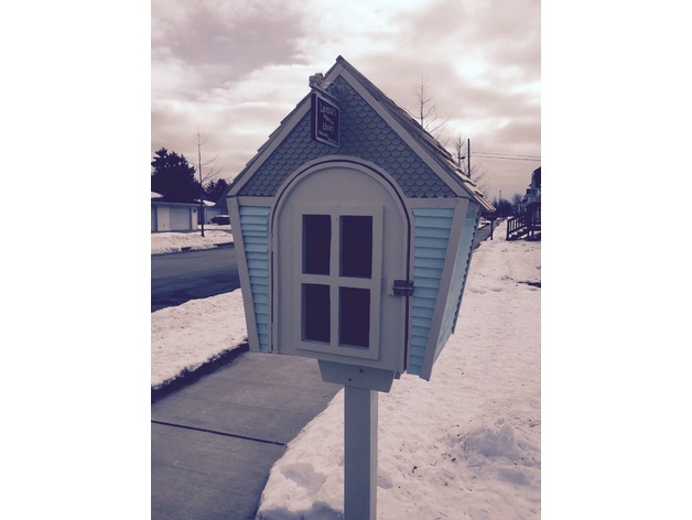 Little Free Library - Scale Siding / Hanging Sign
