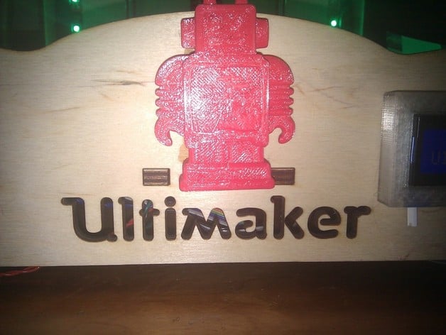Ultimaker Robot Mascot and Hood Ornament