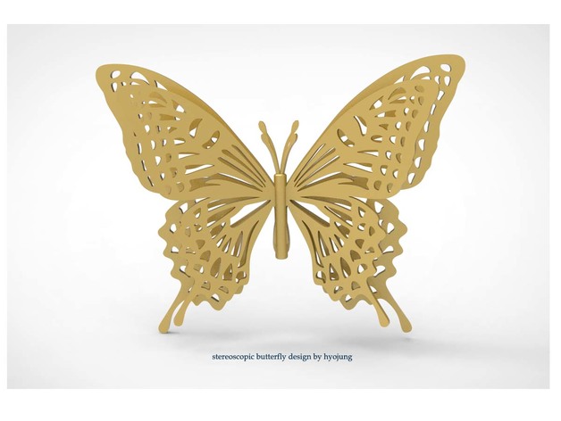 Stereoscopic Butterfly Wall Decoration Art