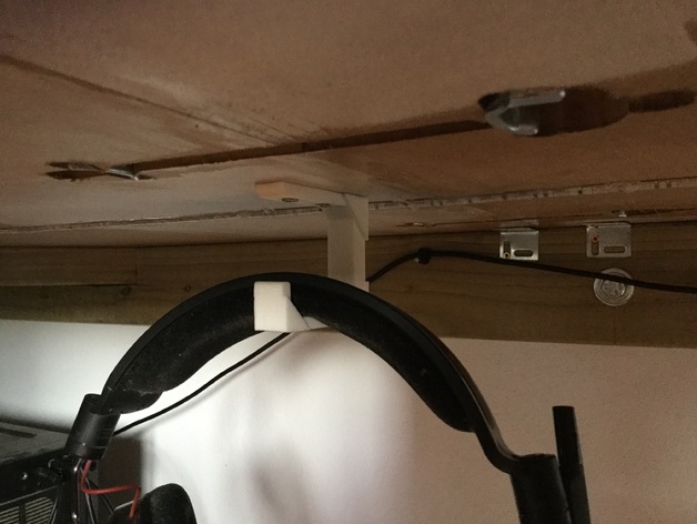 Under Desk Gaming Headphones Mount