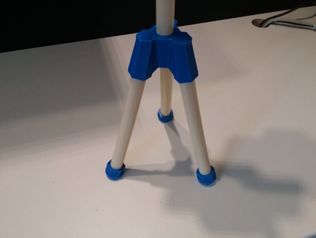 PVC DIY Tripod lightstand and Smartphone holder