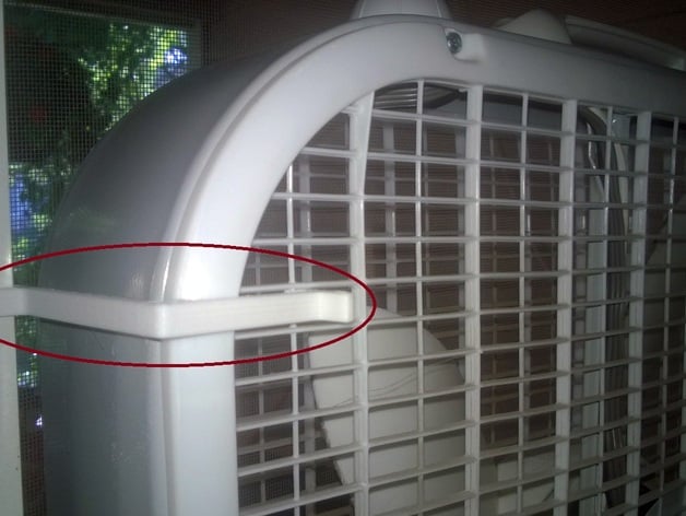 Window fan retainer