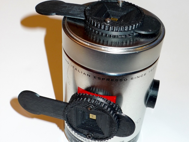 CoffeeCam: a Shutter for Large Format Pinhole Can Cameras
