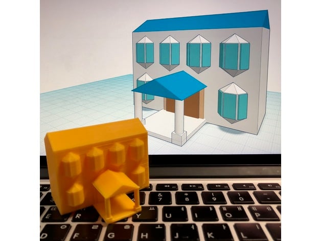 House 4 Level 2 With Tinkercad By Eunny Thingiverse