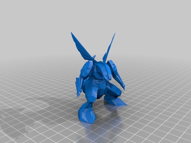 OBJ file Pokemon - Palkia(with cuts and as a whole) 🐉・3D printer
