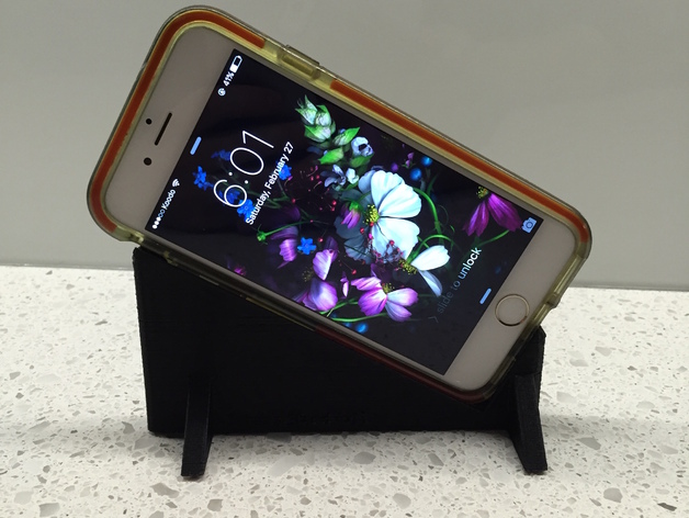 Slanted iPhone 6 stand