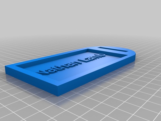 Luggage Tag in SketchUp