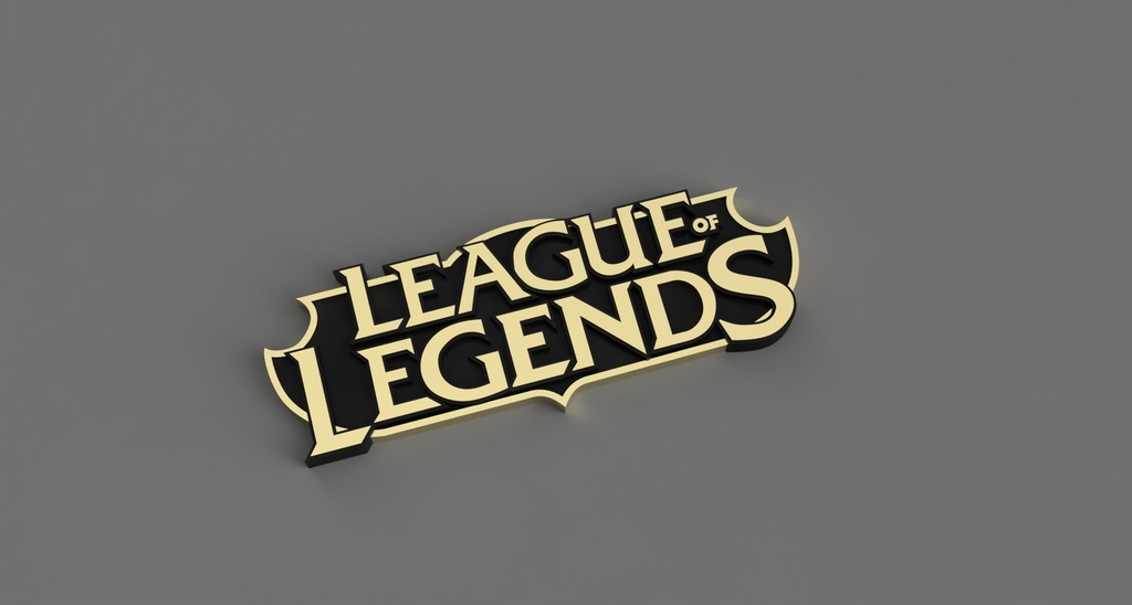 League of Legends dual print logo