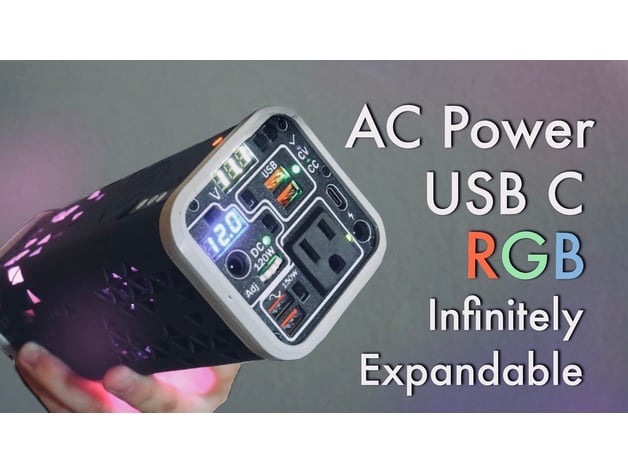 Ultimate 18650 Power Bank With Infinitely Expandable Capacity