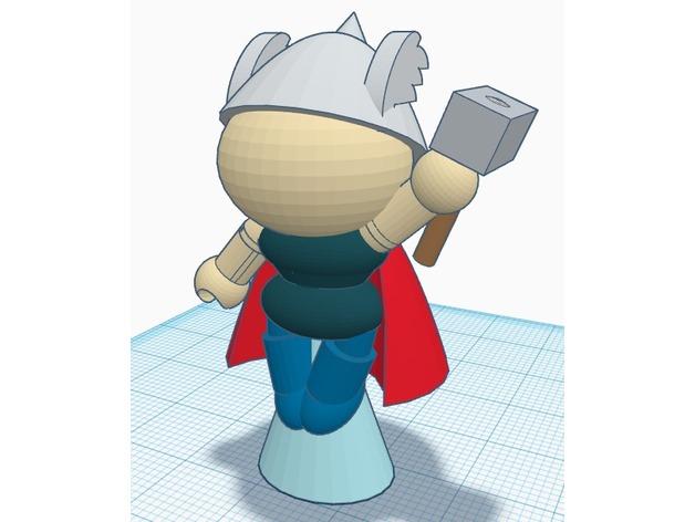 Cartoon Figure Hammer Guy