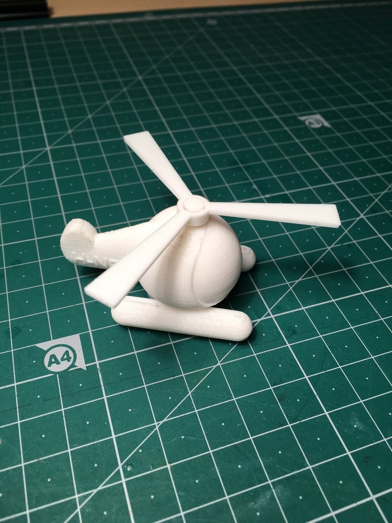 HENRY THE HELICOPTER - one piece print test