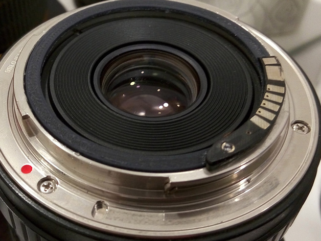Samyang 14mm 2.8 EOS Canon lens ring for EMF AF Confirm Chip
