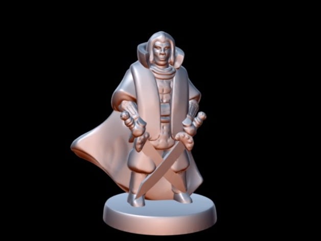 Image of Omyr, Warrior Mage (18mm scale)