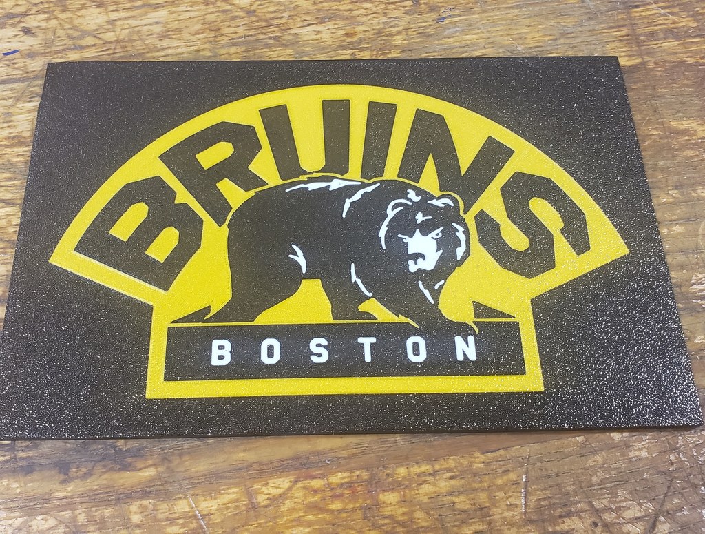 Boston Bruins Sign Multi Material
