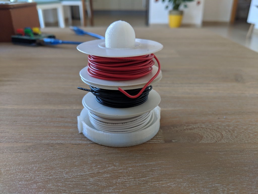Hook-up Wire Spool Holder