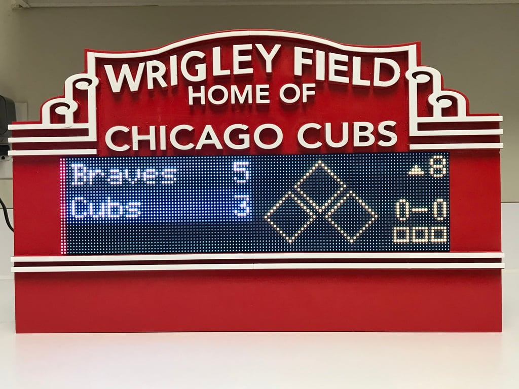 Wrigley Marquee for MLB-LED-Scoreboard