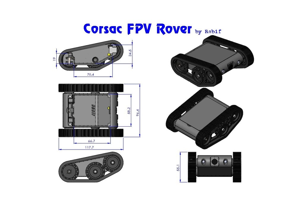 Corsac Mini FPV Rover