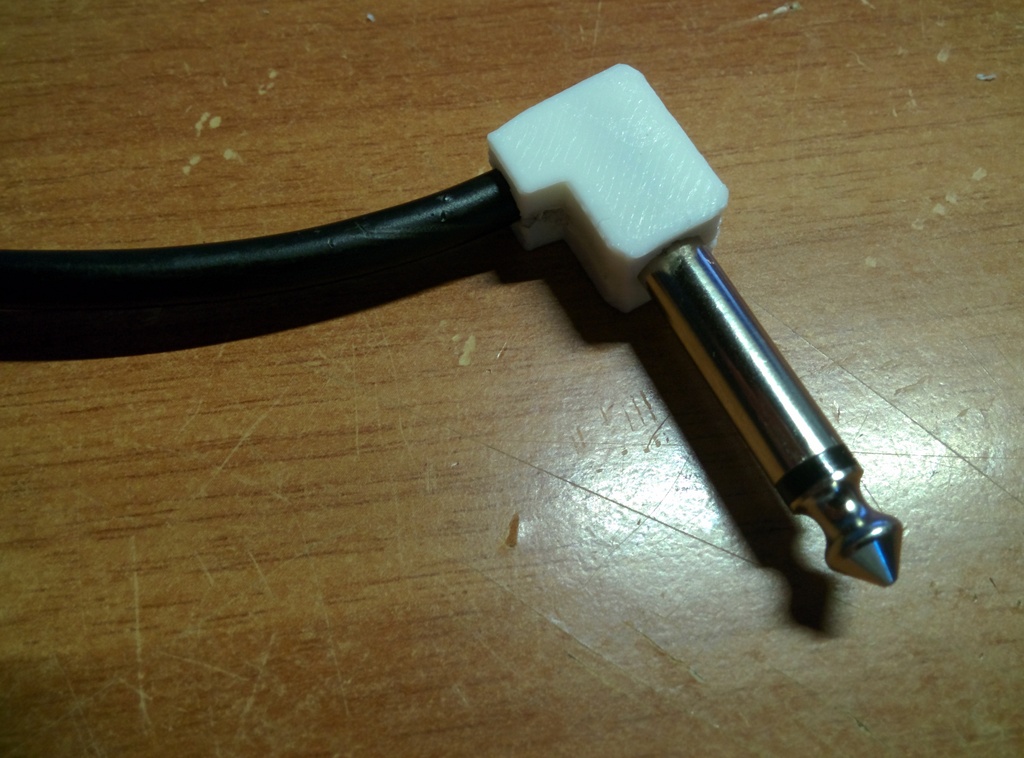 6,3 mm audio jack L connector