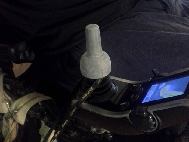 Extended Wheelchair Joystick Handle for Quantum 6000z Power Chair