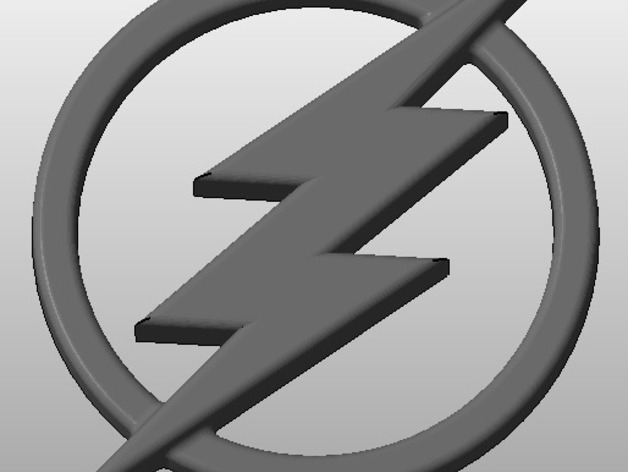 The Flash Logo Keychain
