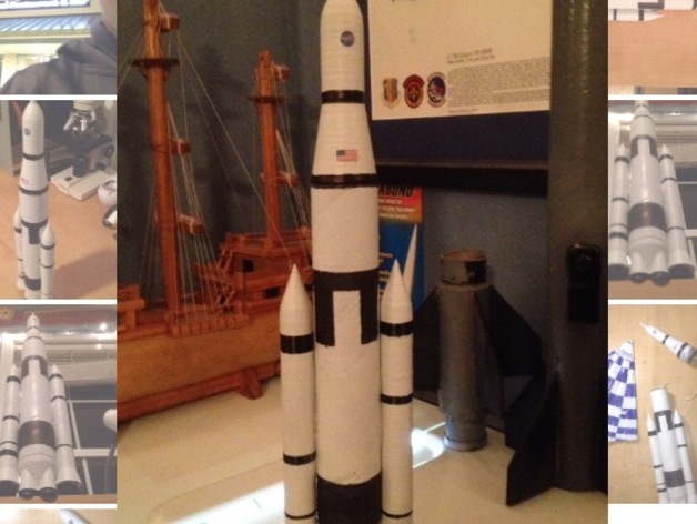 SLS Orion Model Rocket