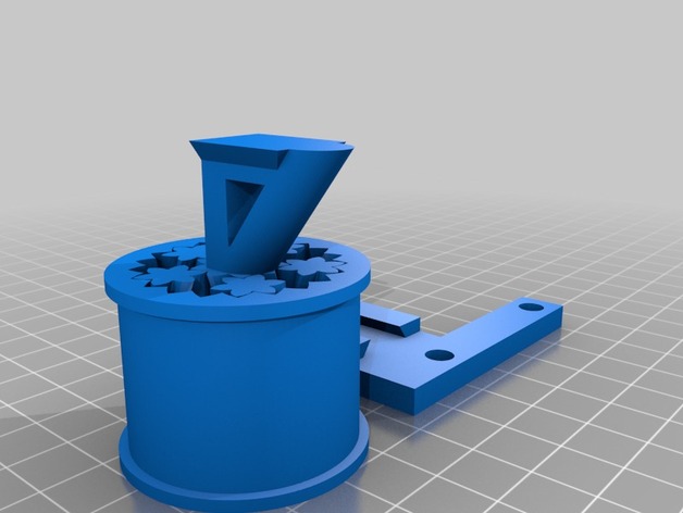 My Customized Customize Filament Spool Bearing Arm for Afinia / Up 3D