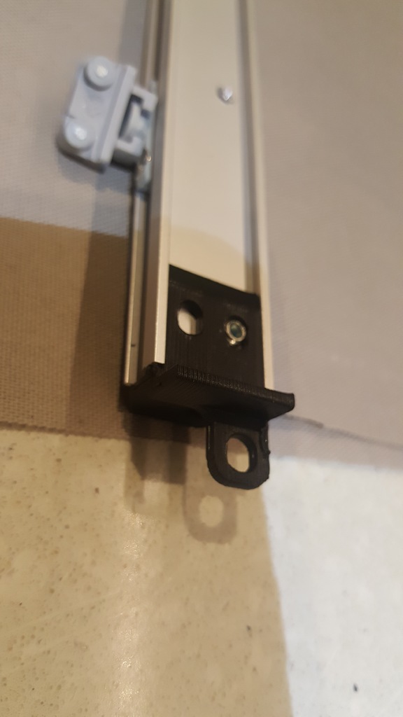 Ikea Kvartal window covering, end clips, strengthened