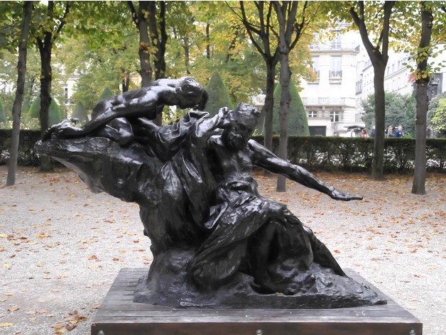 Monument to Victor Hugo at The Musée Rodin, Paris
