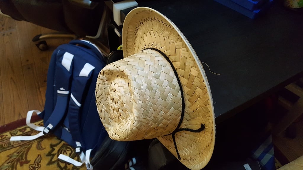 Hat Holder Hanger Clampable off desk