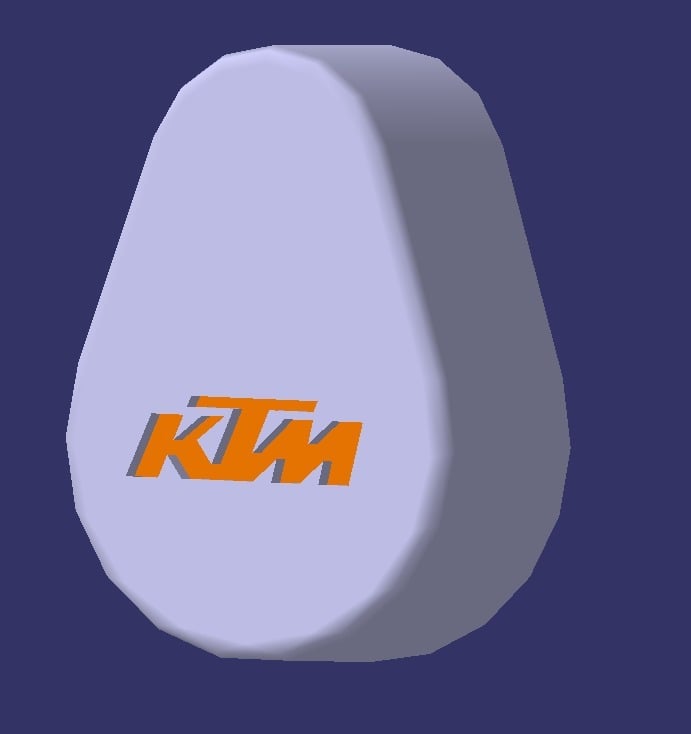 KTM - Mod of Steering_lock_Cap by EA_Produktion