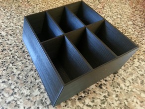 Vertical Catan Card Holder 3D model
