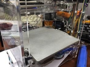 Aluminum Bed with sand blast for Tinyboy 3D Printer
