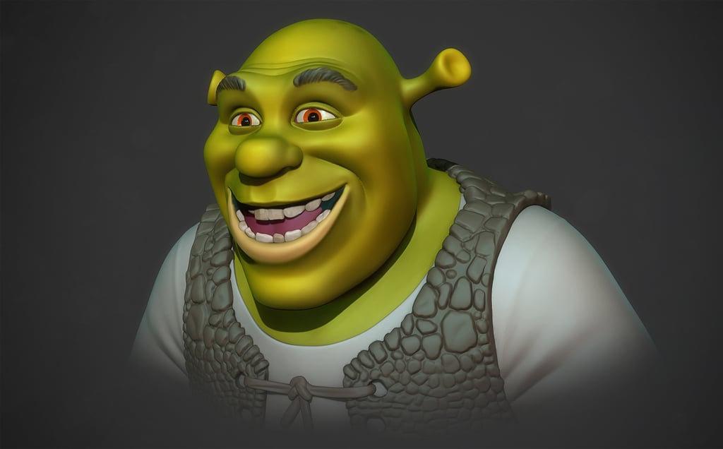 Shrek  3D print model 