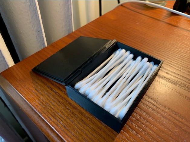 Cotton Swabs, Q-Tips travel case by ToeFur, Download free STL model